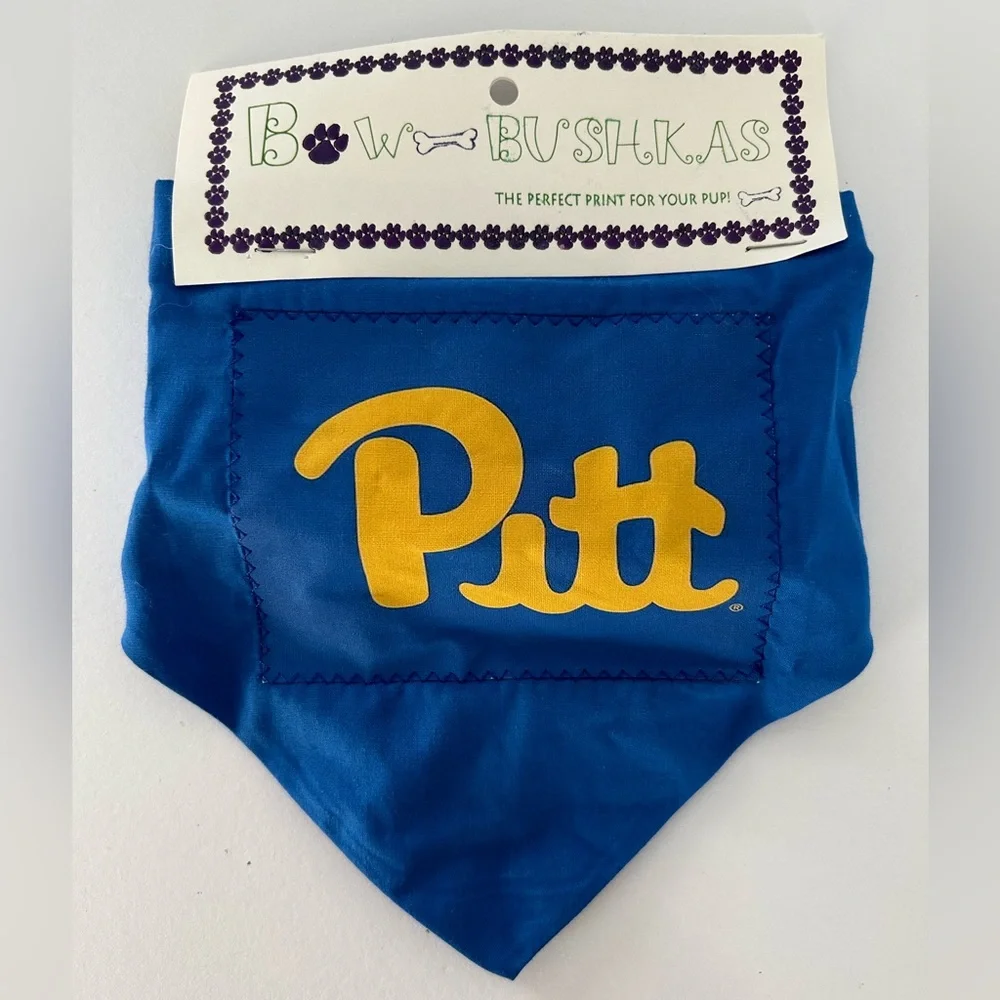 🦋 5/$25 - Dog Neck Scarf Bandana - NCAA Pittsburgh Panthers - NWT